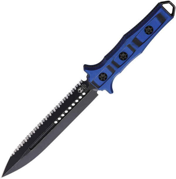 Cuchillo Heretic Knives Nephilim Fixed Blade Blue/Blk H003-8C-BLUBLK