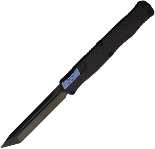 Navaja automática Heretic Knives Auto Cleric II OTF CF H0196ACFBLU