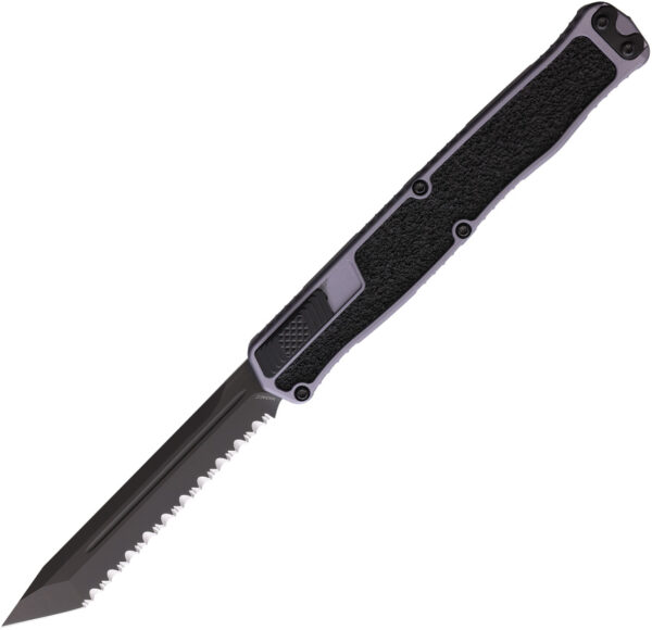 Navaja automática Heretic Knives Auto Cleric II OTF DLC FS Gray H019-6C-GRY