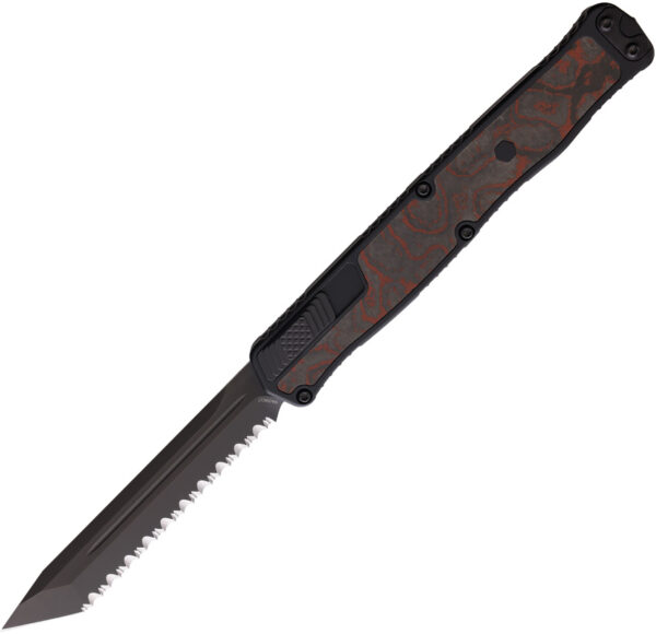 Navaja automática Heretic Knives Auto Cleric II OTF DLC FS CF H019-6C-RD/CC