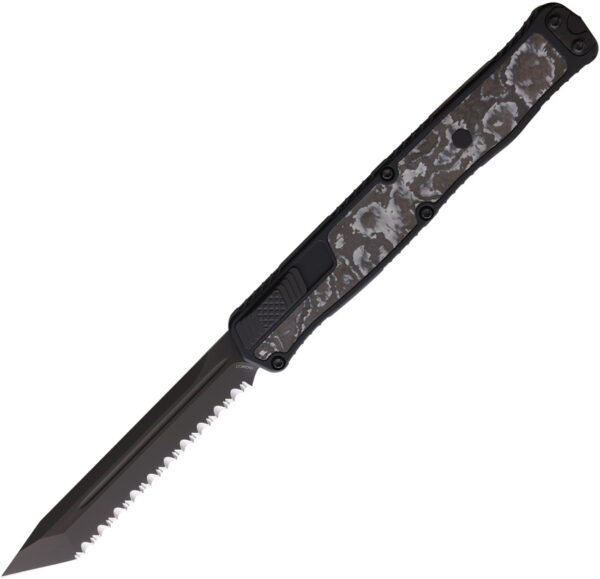 Navaja automática Heretic Knives Auto Cleric II OTF DLC FS CF H019-6C-WT/CC