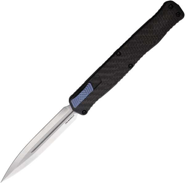 Navaja automática Heretic Knives Auto Cleric II OTF CF/Blue H020-2A-CFBLU