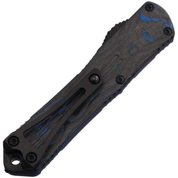 Navaja automática Heretic Knives Auto Manticore S OTF Blue H024-6A-BLU/CF