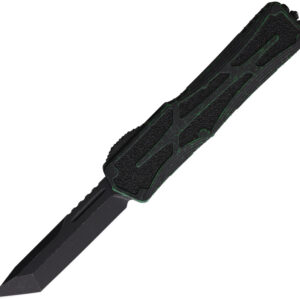 Navaja automática Heretic Knives Auto Colossus OTF Tanto H040-8A-BRKGRN