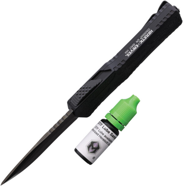 Navaja automática Heretic Knives Auto Colossus OTF Recurve DLC H042-6A-T