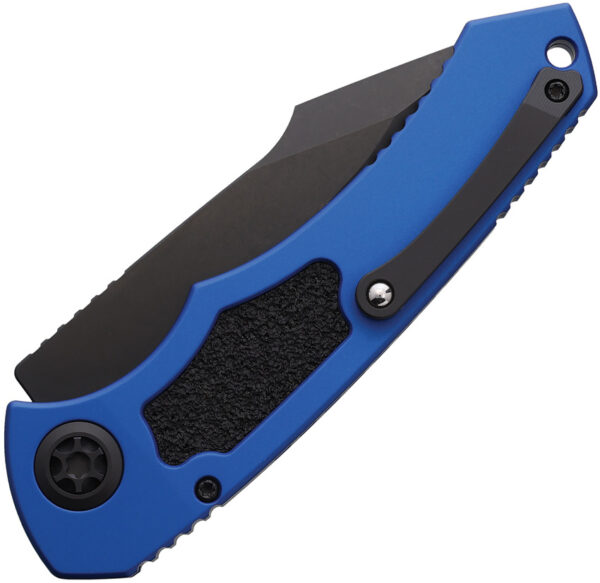 Navaja automática Heretic Knives Auto Pariah Button Lock Blue H048-6A-BLU