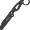 Cuchillo Hydra Knives Buzzard Neck Knife Vulture HK-01-BLACK-SBL
