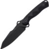 Cuchillo Hydra Knives Hecate II Fixed Blade Black HK-15-BL