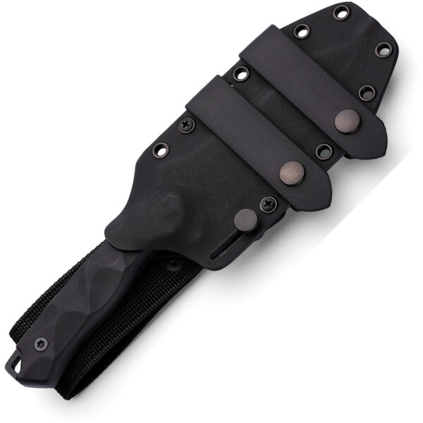 Cuchillo Hydra Knives Hecate II Fixed Blade Black HK-15-BL