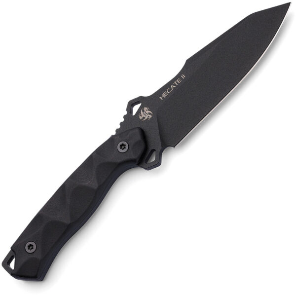 Cuchillo Hydra Knives Hecate II Fixed Blade Black HK-15-BL