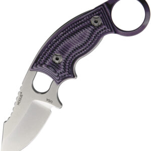 Navaja Hogue Ex-F03 Fixed Blade Clip Purple 35338