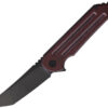 Navaja Hoback Knives Kwaiback Framelock KWAIBACK ST BURGUNDY/ DLC