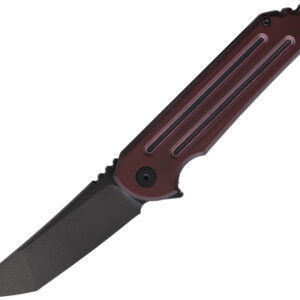 Navaja Hoback Knives Kwaiback Framelock KWAIBACK ST BURGUNDY/ DLC