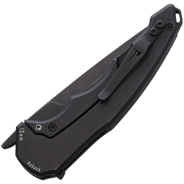 Navaja Hoback Knives OneSam Framelock Blackout 1SAM/ DLC BLADE/TI DLC HANDLE