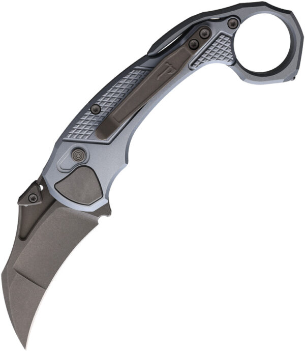 Navaja Hoback Knives Tactical Toucan Button Lock TOUCAN ALUMINUM