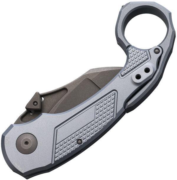 Navaja Hoback Knives Tactical Toucan Button Lock TOUCAN ALUMINUM