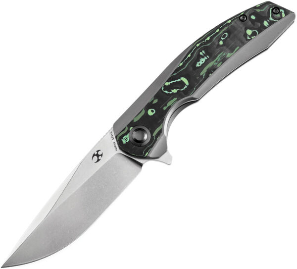 Navaja Kansept Knives Accipiter Framelock Green K1007E1