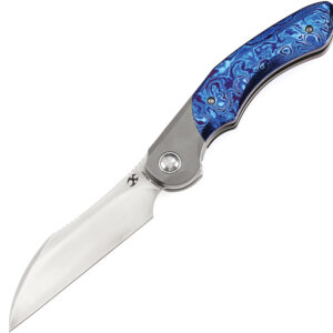 Navaja Kansept Knives Cosmos Framelock Timascus K1059A3