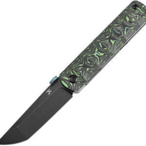 Navaja Kansept Knives BTF Linerlock Green CF K1064A2