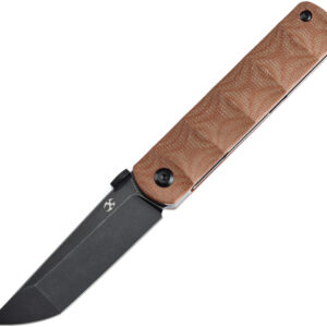 Navaja Kansept Knives BTF Linerlock Brown Micarta K1064A5