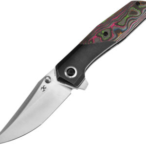 Navaja Kansept Knives Deadite Framelock 80s CF K1081A3