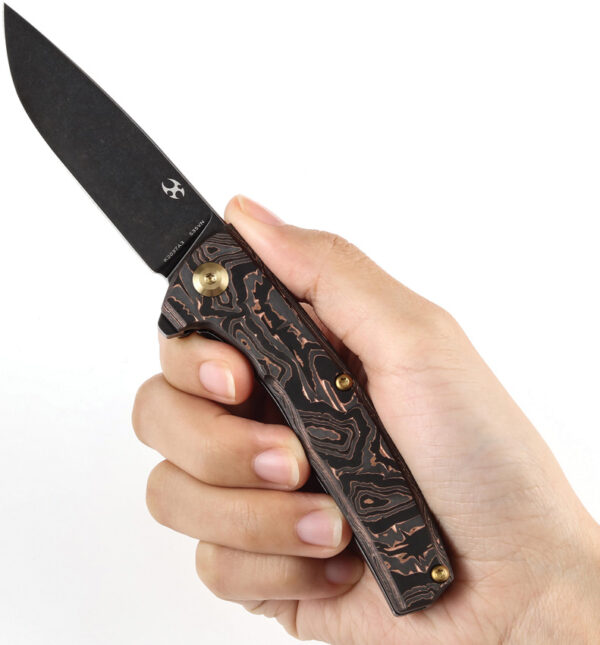 Navaja Kansept Knives AGI Framelock Copper Foil K2037A3
