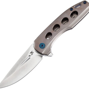 Navaja Kansept Knives Cassowary Framelock Bronze K2065A5