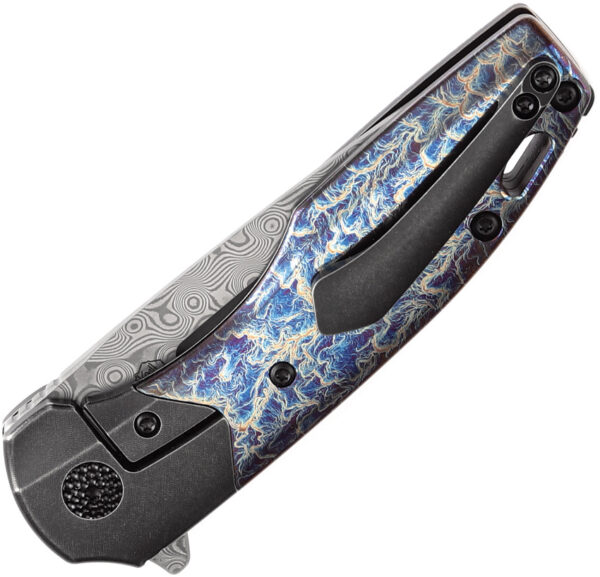 Navaja Kansept Knives Cassowary Framelock Lightning K2065B4