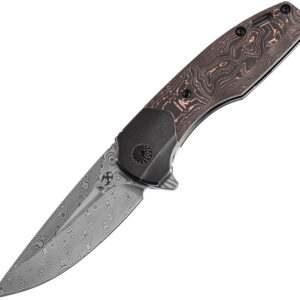Navaja Kansept Knives Cassowary Framelock Copper K2065B5