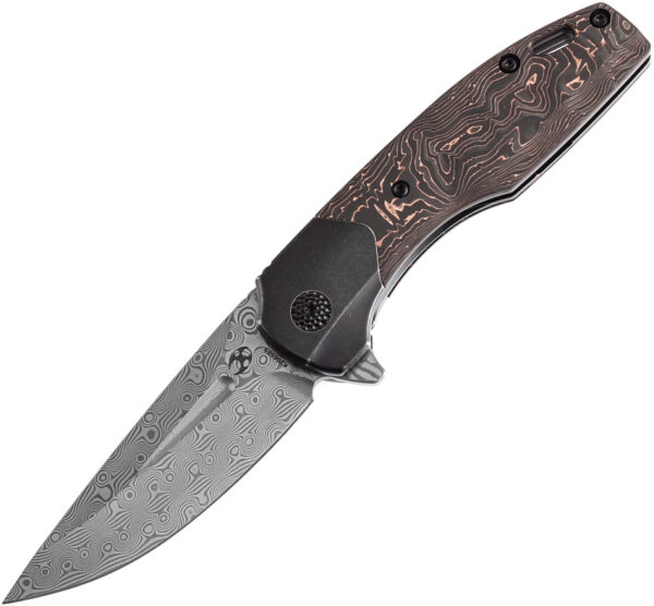 Navaja Kansept Knives Cassowary Framelock Copper K2065B5
