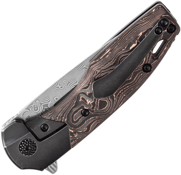 Navaja Kansept Knives Cassowary Framelock Copper K2065B5