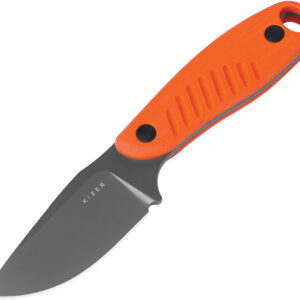 KI1077A1-1.jpg Cuchillo Kizer Cutlery Hare Fixed Blade Orange 1077A1