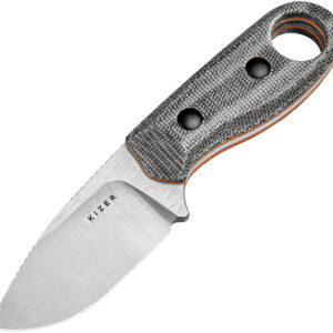 KI1078A2-1.jpg Cuchillo Kizer Cutlery Beaver Fixed Blade Micarta 1078A2