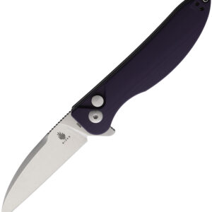 Navaja Kizer Cutlery Sway Back Button Lock Purple KIV3566N1