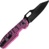 Navaja Kizer Cutlery Cormorant Button Lock Pink  V4562A2
