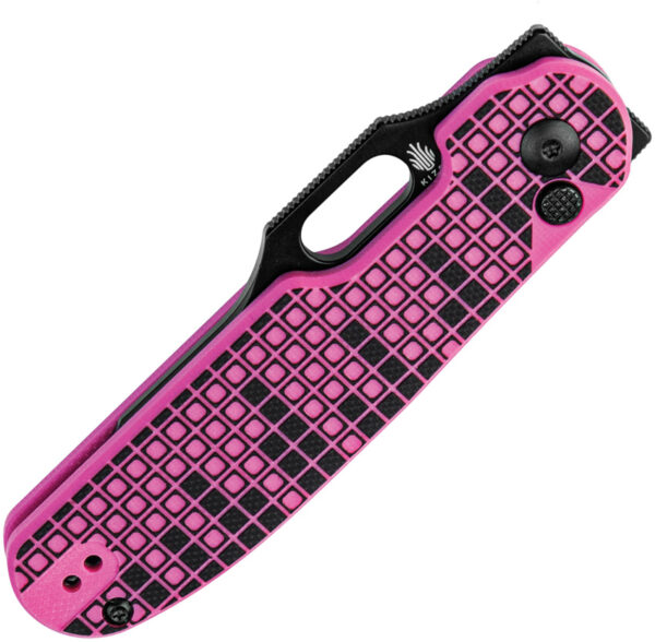 Navaja Kizer Cutlery Cormorant Button Lock Pink  V4562A2