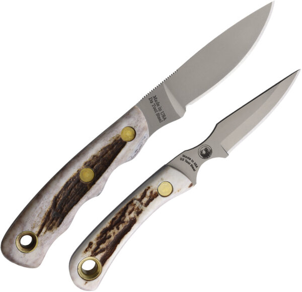 Cuchillo Knives Of Alaska Alpha Wolf/Cub Combo Stag 00359FG