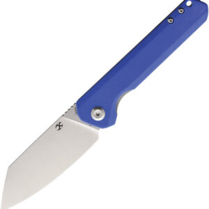 Navaja Kansept Knives Bulldozer Framelock Blue KT1028A6