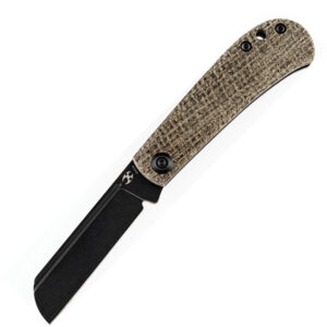 Navaja Kansept Knives Bevy Slip Joint Brown Micarta  T2026F3