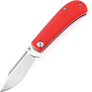 Navaja Kansept Knives Bevy Slip Joint Red G10 KT2026S2