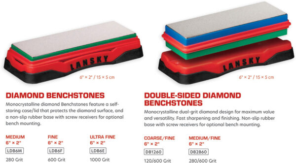 Afilador Lansky LDB6F Diamond Bench Stone (LS0 LDB6F