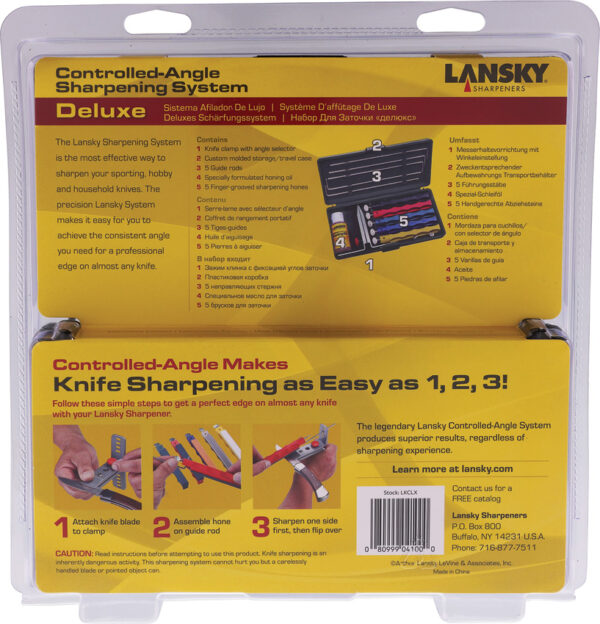 Afilador Lansky Deluxe Sharpening System LKCLX