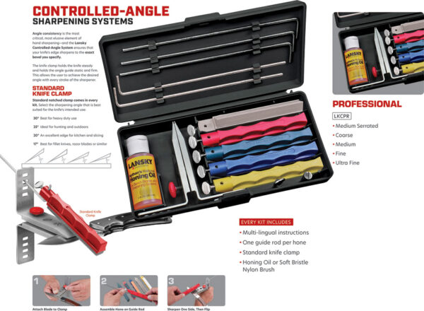 Afilador Lansky Professional Sharpening System LKCPR