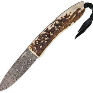 LST8800DCE-1.jpg Navaja LionSTEEL Opera Damascus Stag 8800D-CE