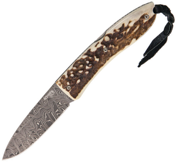 Navaja LionSTEEL Opera Damascus Stag 8800D-CE