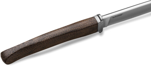 Navaja LionSTEEL AGO Fixed Blade Green Micarta AG1 CVG