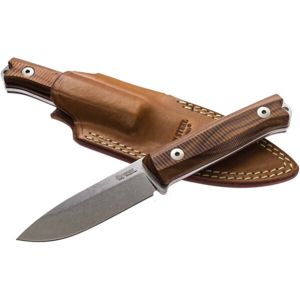 Cuchillo LionSTEEL Bushcraft B40 Santos Wood B40 ST