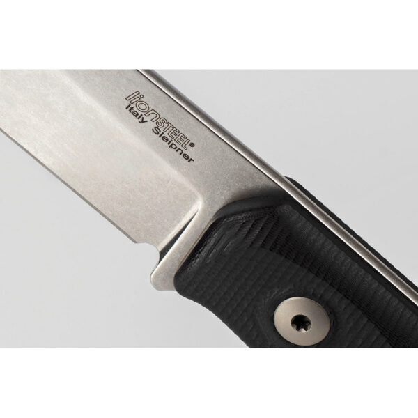 Cuchillo LionSTEEL B41 Bushcraft Black G10 B41 GBK