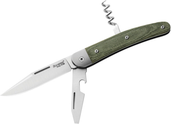 Navaja LionSTEEL Jack Folder Green Micarta JK3 CVG