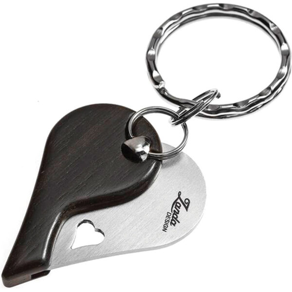 Navaja LionSTEEL LionBeat Heart Ebony Wood LB EB